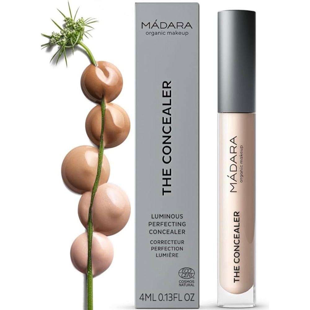 NEW Madara Organic Skincare Luminous Perfecting Concealer, Vanilla ‎ 15